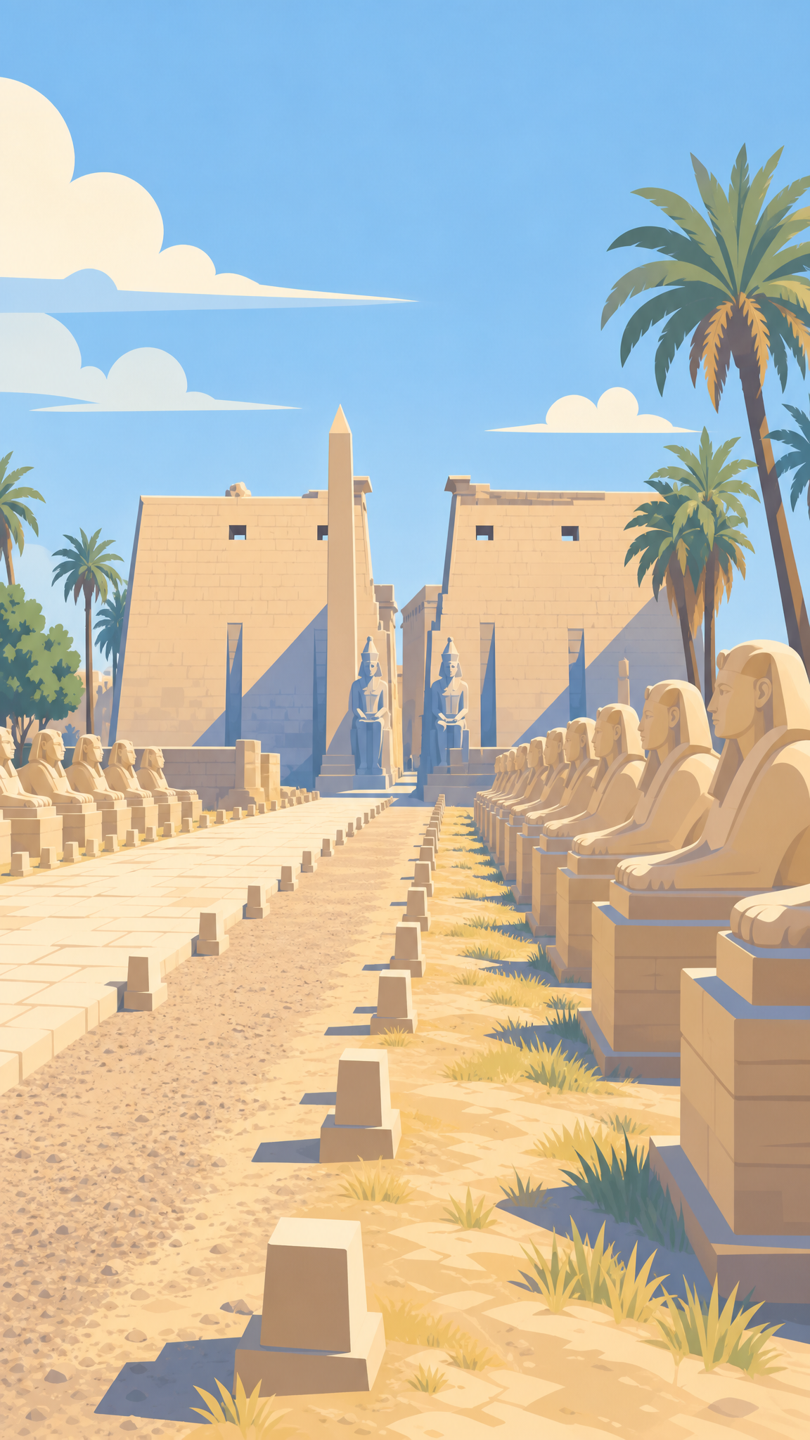 Allée des Sphinx