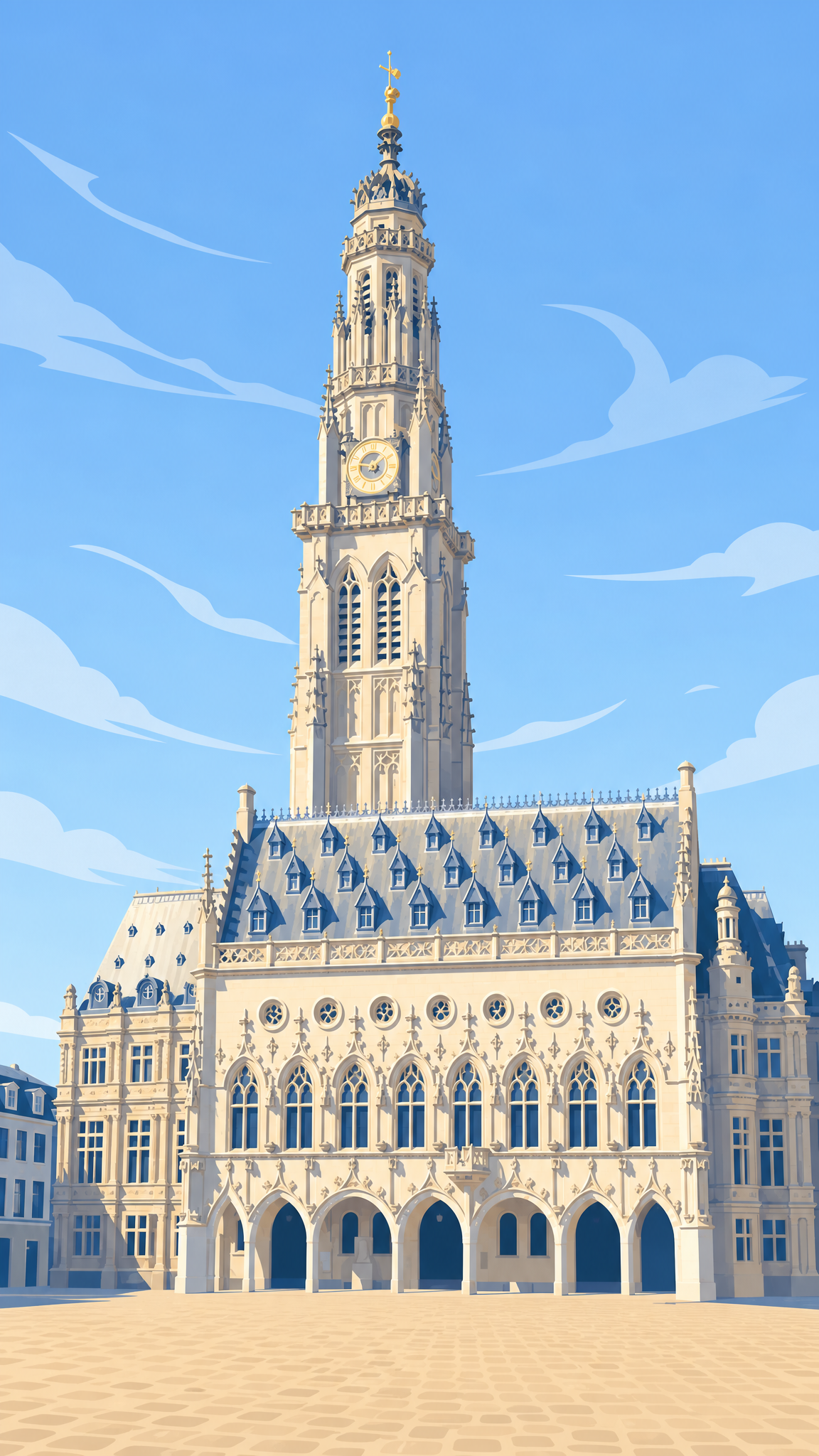 Beffroi de l&rsquo;Hôtel de Ville d&rsquo;Arras