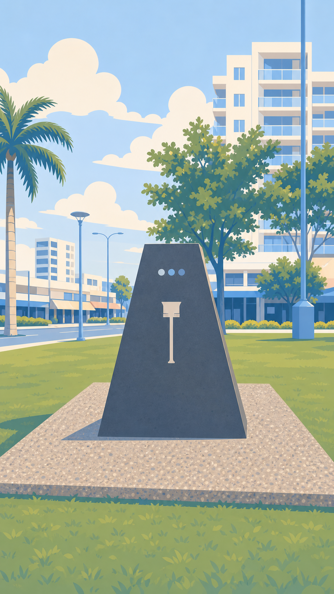 Cairns Esplanade Olympic Torch Monument