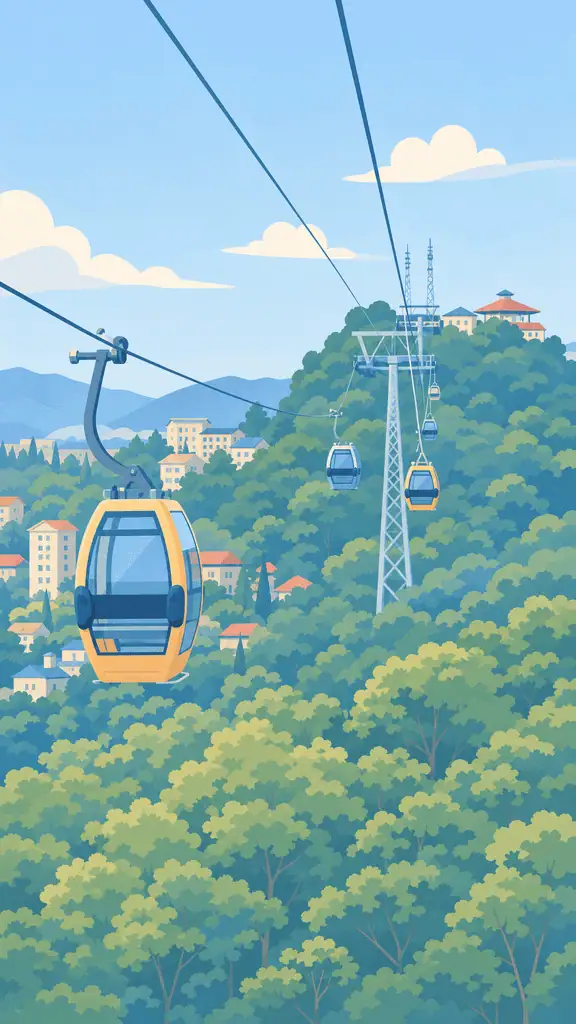 Dalat Cable Car Tourist Area