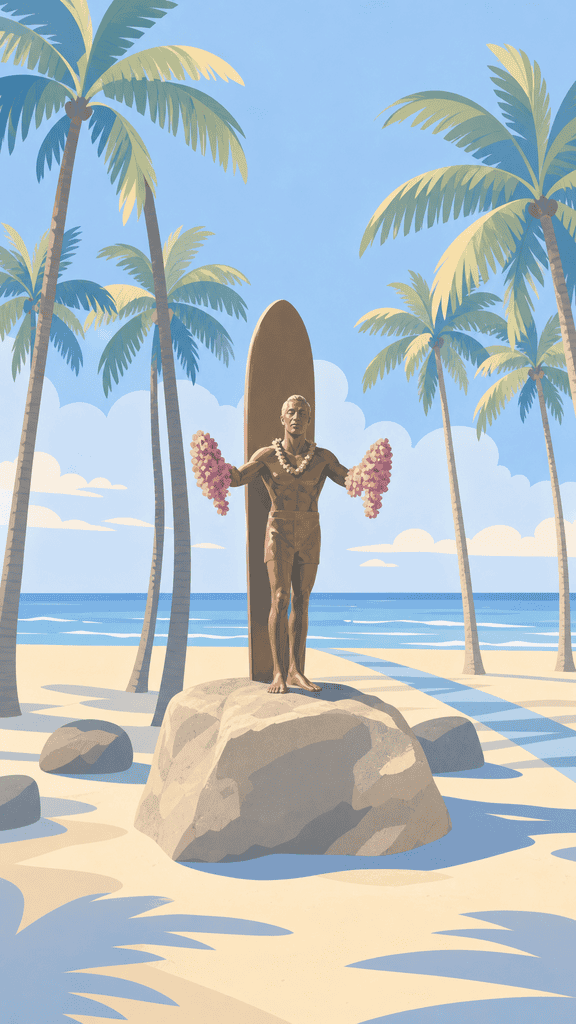 Duke Paoa Kahanamoku Statue