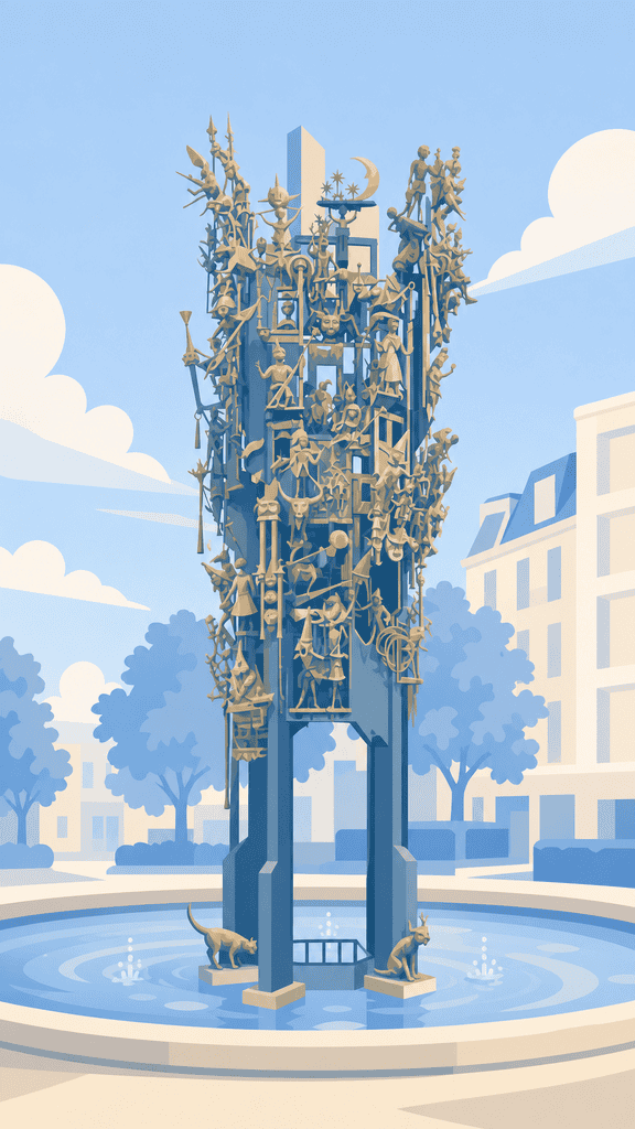 Fontaine de carnaval