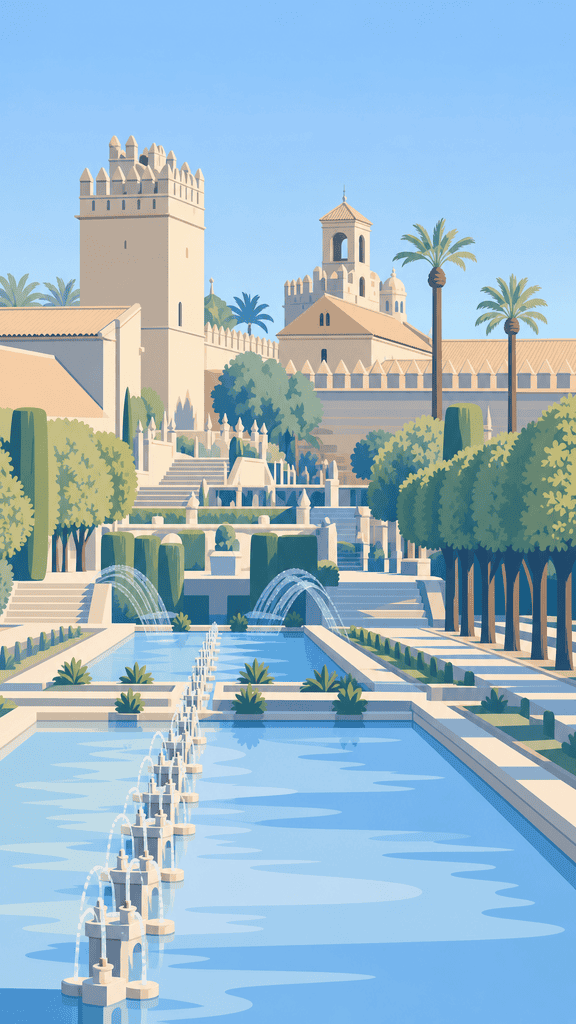 Jardins de l&rsquo;Alcazar des Rois Chrétiens