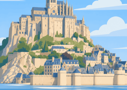 Le Mont-Saint-Michel Point de Lever de Soleil