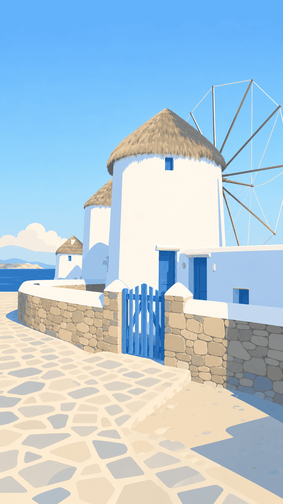 The Mykonos Windmills