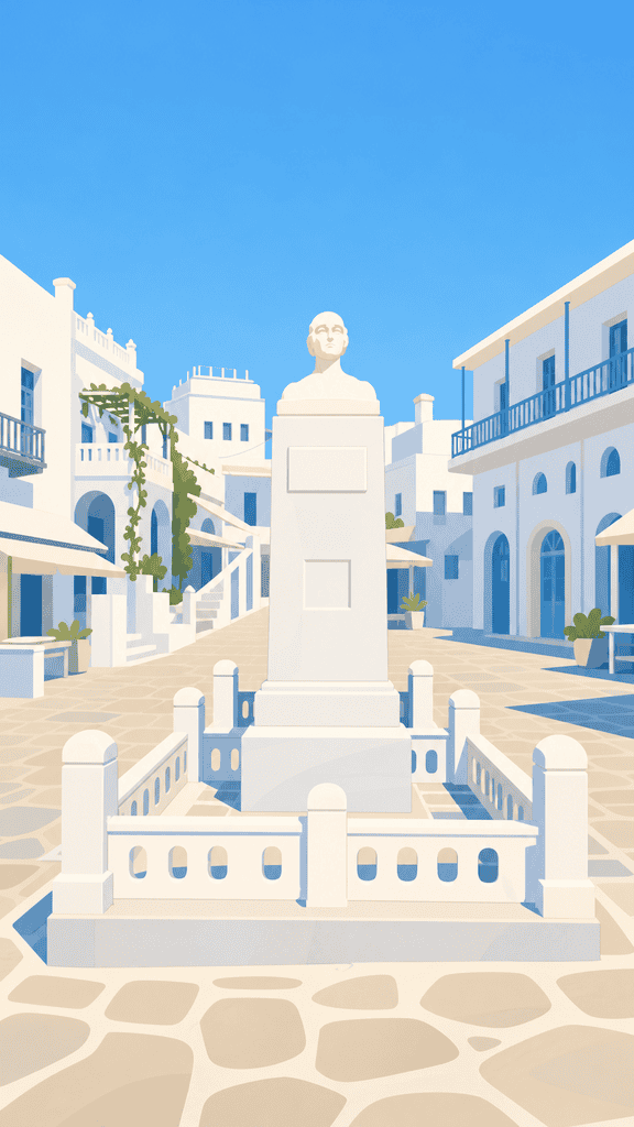 Manto Mavrogenous Statue