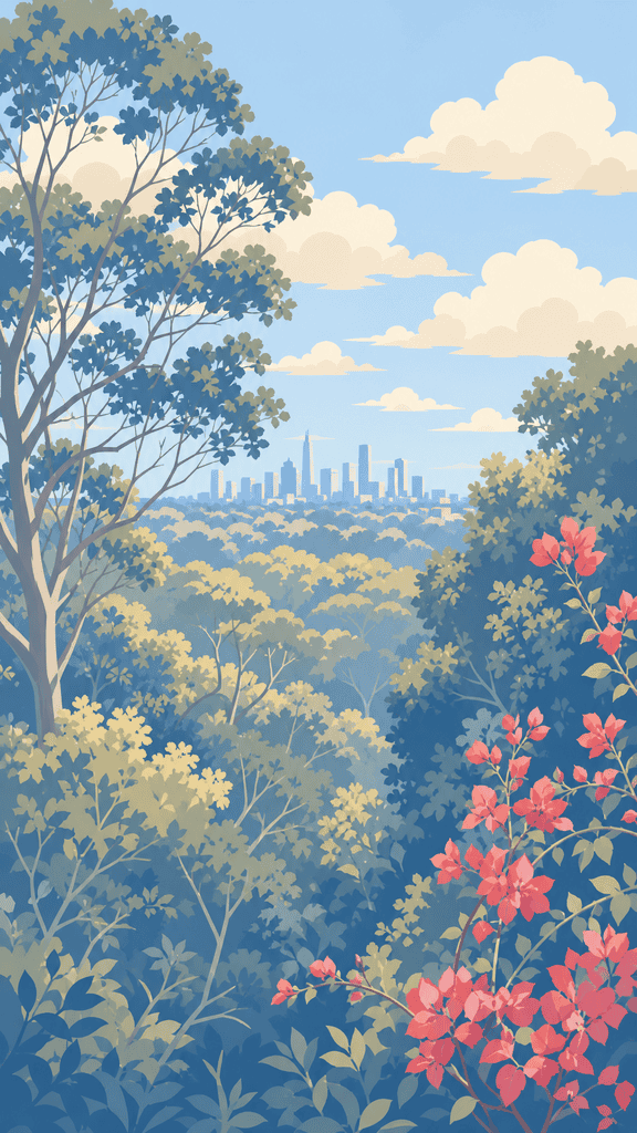Mt Coot-tha Botanical Gardens Lookout