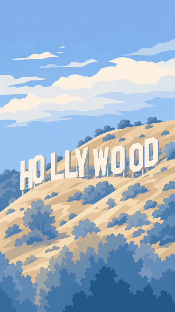 Panneau Hollywood
