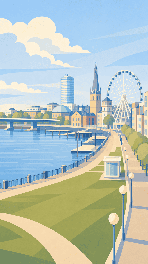 Rheinuferpromenade Düsseldorf