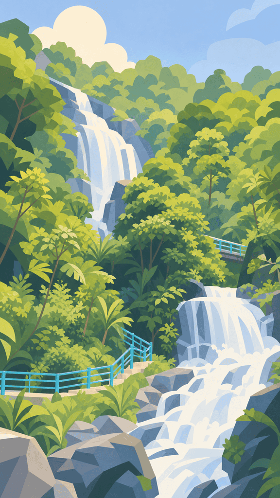 Silver Waterfall Sa Pa