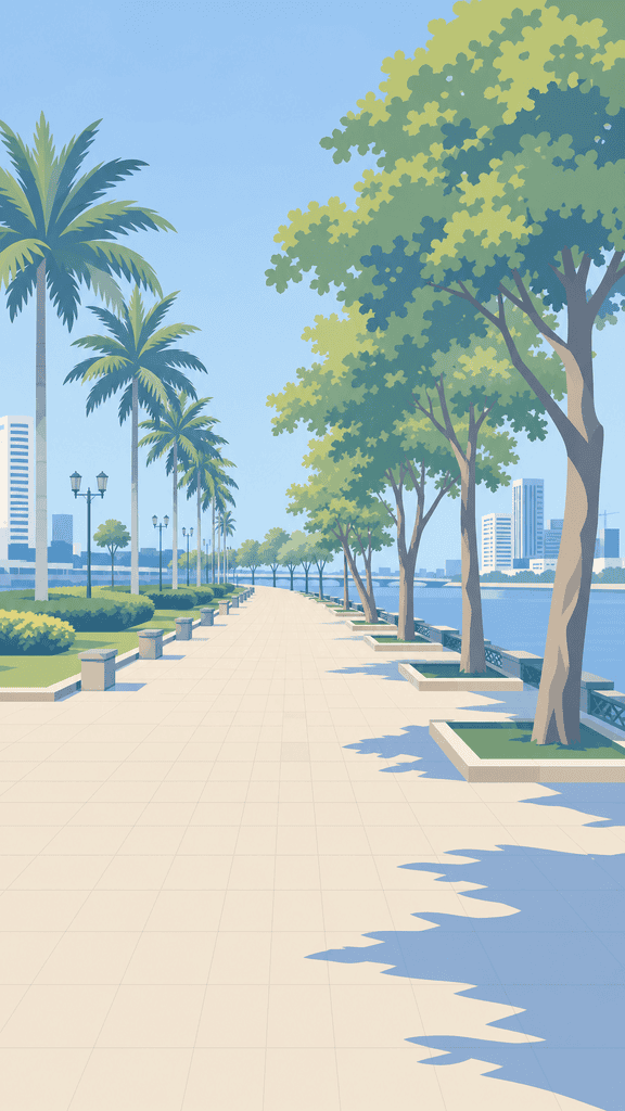 Sisowath Riverside Park