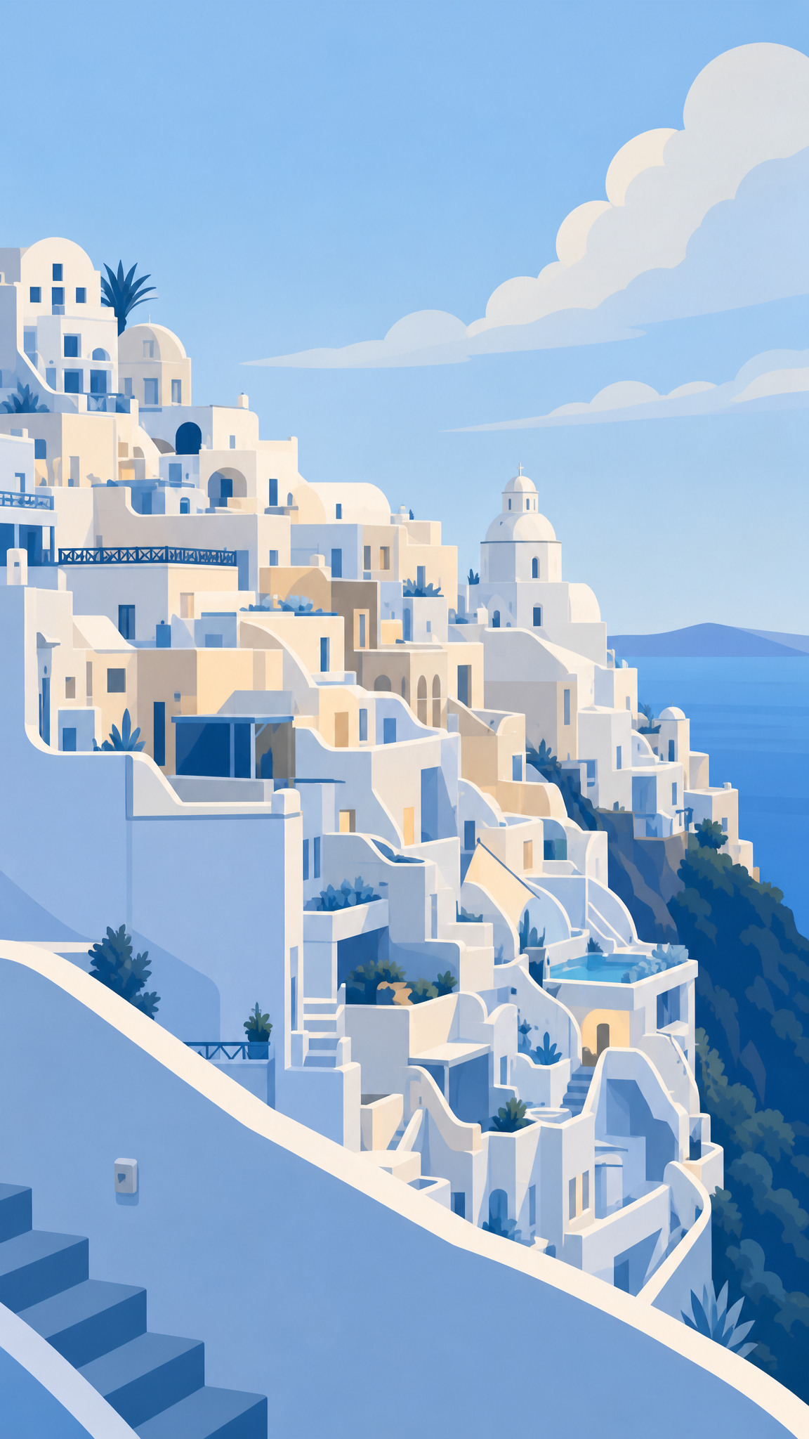 Sunset of Santorini