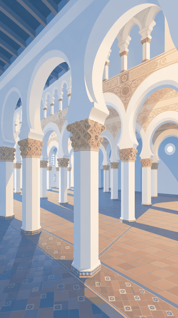 Santa María La Blanca Synagogue in Toledo