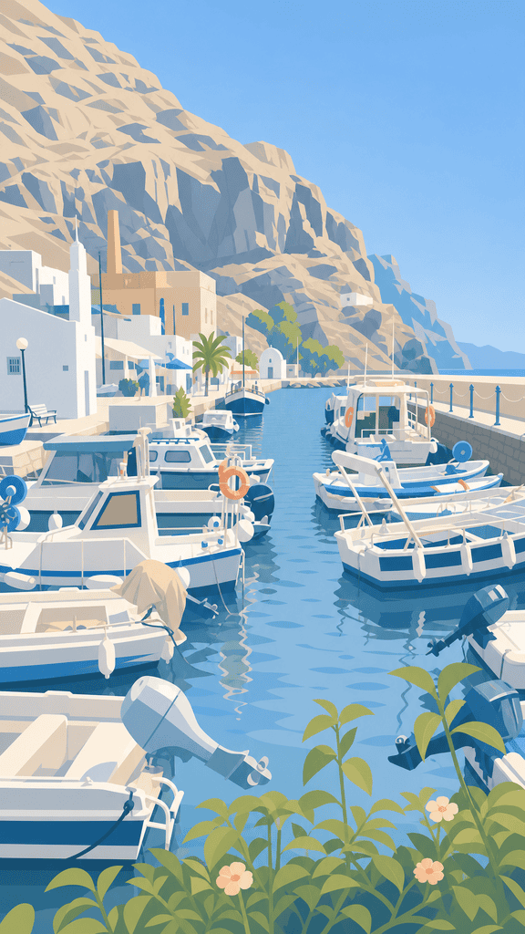 Santorini Old Port