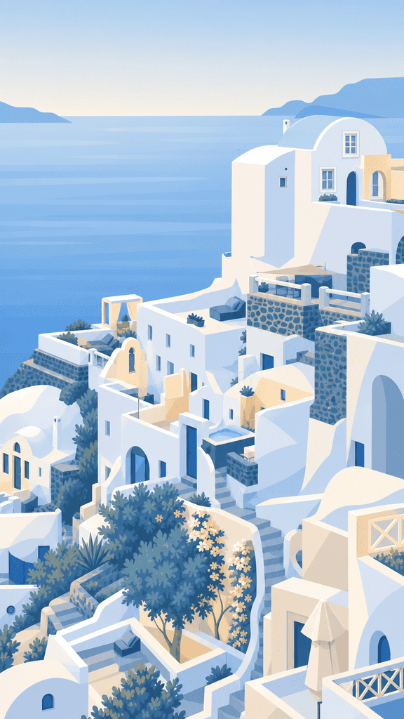 Views of Santorini & Caldera