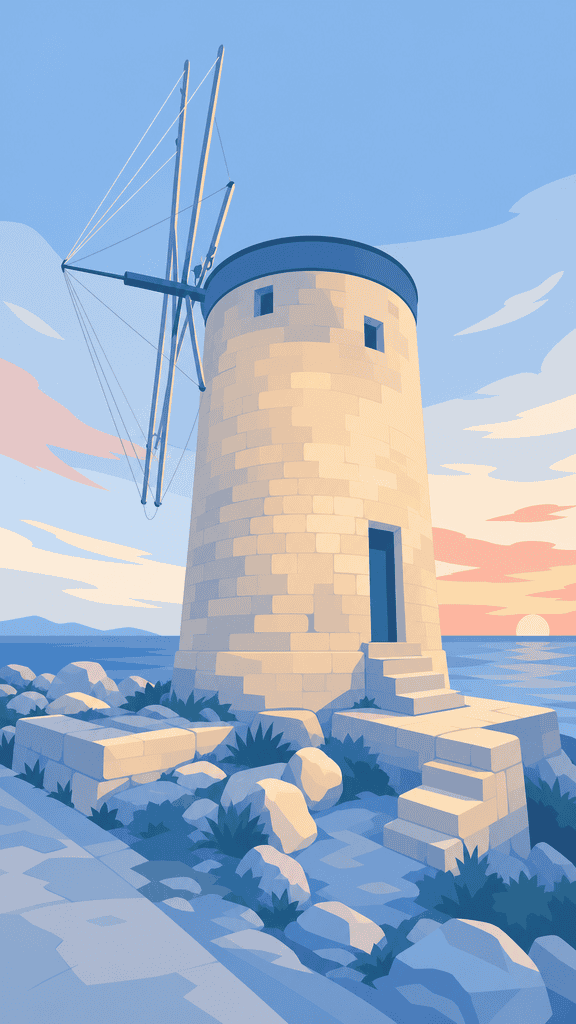 Windmills of Rhodes